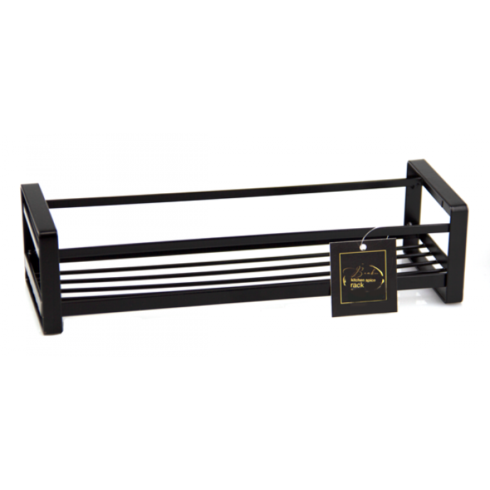 RAKI Suport metalic condimente 28x9xh7cm negru