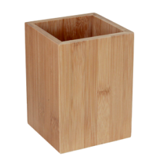 Suport pentru tacamuri masa din bambus RAKI 11x11xh15cm