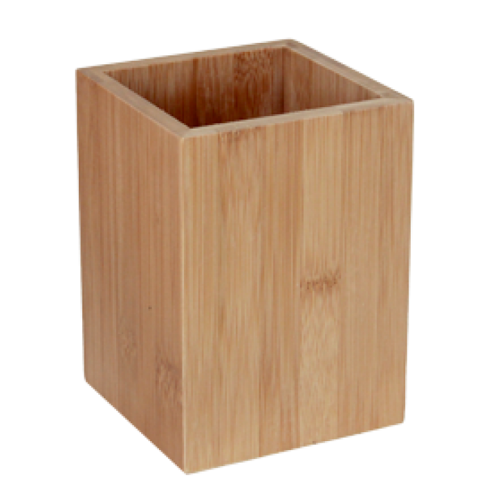 Suport pentru tacamuri masa din bambus RAKI 11x11xh15cm