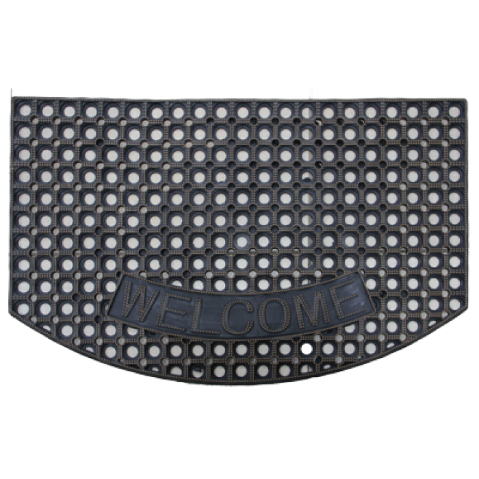 Covor intrare RAKI cauciuc 80x50cm auriu