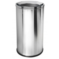 RAKI ICIKALA Cos gunoi rotund inox pentru hotel 35xh73cm