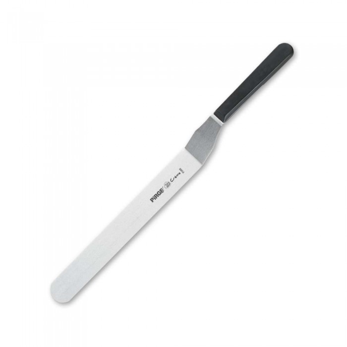 Spatula patiserie profesionala curbata, inox PIRGE CREME 30cm