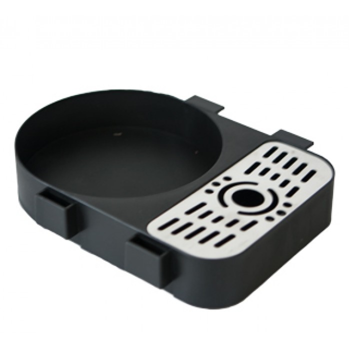 Termos cu pompa RAKI inox interior si exterior 3,5l D15,1xh41cm cu suport termos cu tava pentru picurare