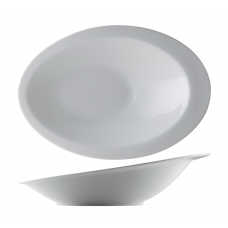 Platou portelan oval, inclinat CULINARO BUFFET 38x26xh10cm