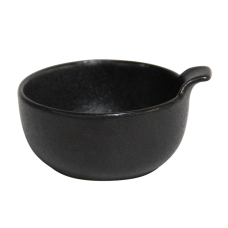 Bol pentru sos cu maner din ceramica CULINARO BLACK CERAMIC 9xh6cm