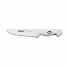 Cutit profesional pentru carne N1, otel inoxidabil PIRGE PRO 2001, 14,5cm, maner alb