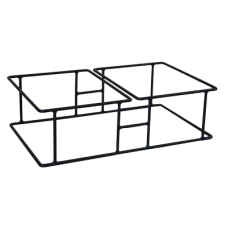 Suport pentru tavi gastronorm, RAKI, 52,2x31,3xh15,3cm, metal, negru