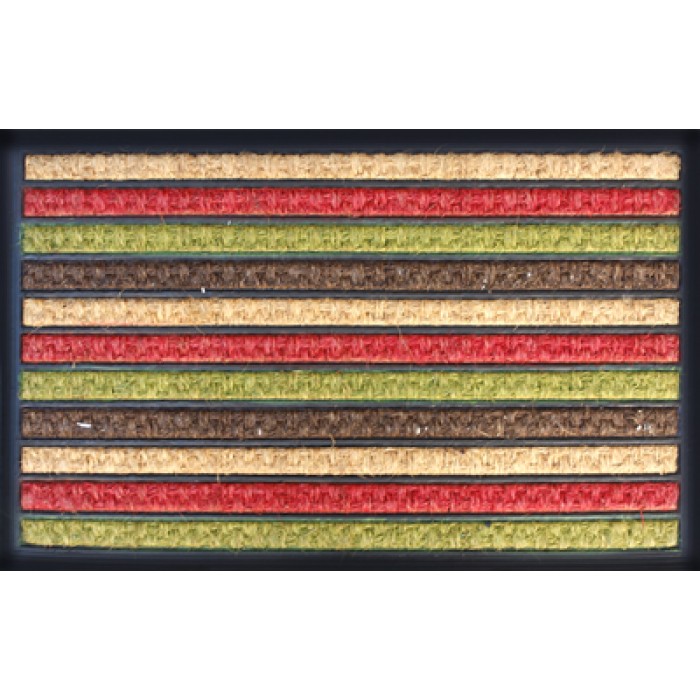 Covoras intrare RAKI din cauciuc si fibra de nuca de cocos 75x45cm