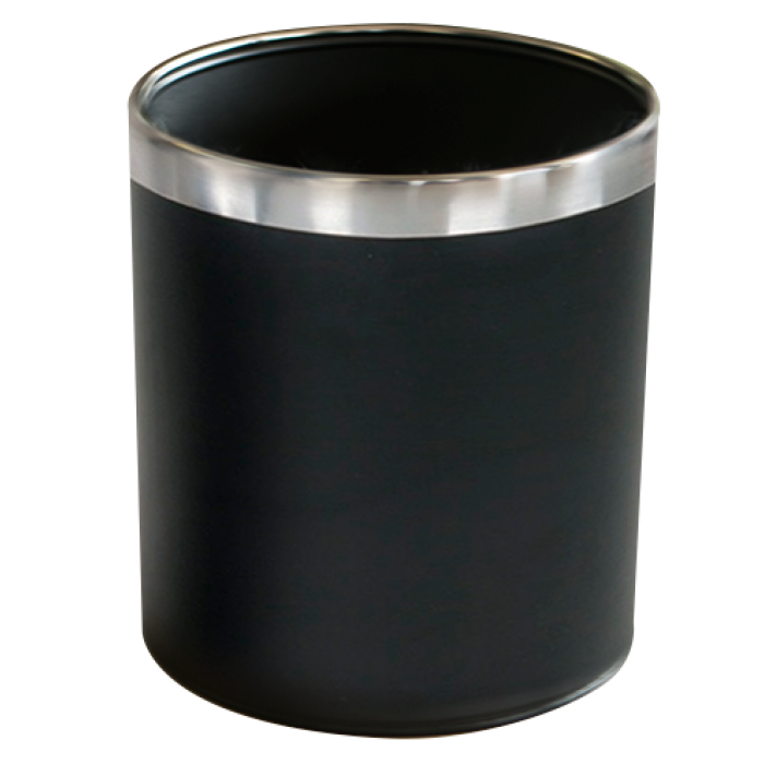 Cos pentru birou RAKI cu inel inox prindere sac menajer 3l 22,5xh27cm