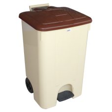 Cos de gunoi RAKI ICIKALA 85l 48x46xh75cm bej