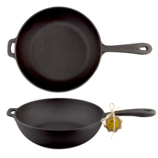 Tigaie fonta MAYSTERNYA 26xh6cm + burete sarma