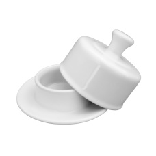 GURAL MOSCOW Farfurioara cu capac pentru unt, 9cm din portelan (MOS 09 TYG)