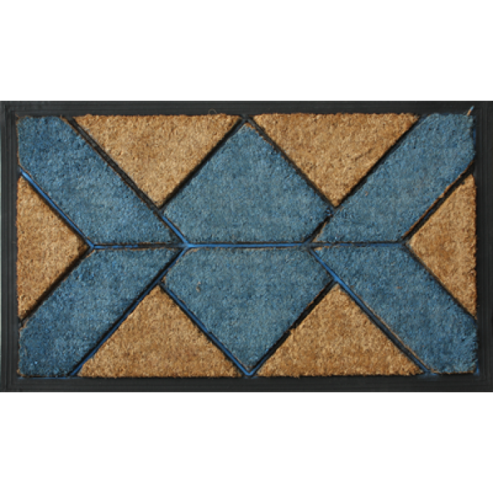 Stergator intrare RAKI, cauciuc si fibra de nuca de cocos 75x45cm