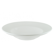 Farfurie GOURMET adanca portelan BONNA IRIS WHITE 27cm 400ml (IRS WH GRM 27CK)