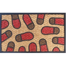 Covoras intrare RAKI, cauciuc si fibra de cocos 60x40cm