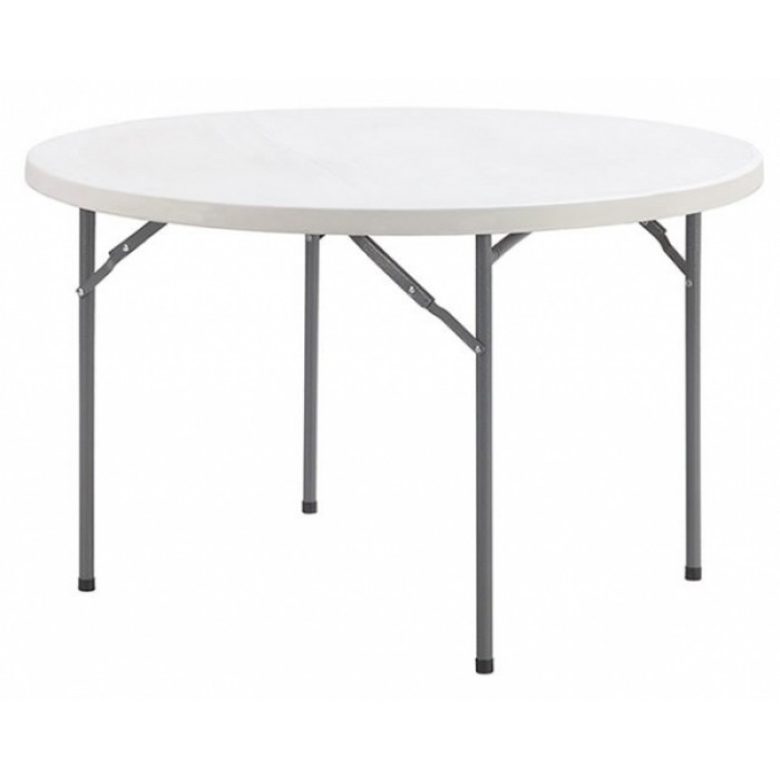 RAKI Set masa plianta rotunda pentru evenimente, catering D122xH73,5cm cu 6 scaune pliante 39x40x87cm