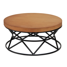Suport prezentare bufet, metal/lemn, RAKI, D27xh13cm