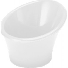 Bol oblic melamina RAKI, D7,5xh6cm, alb