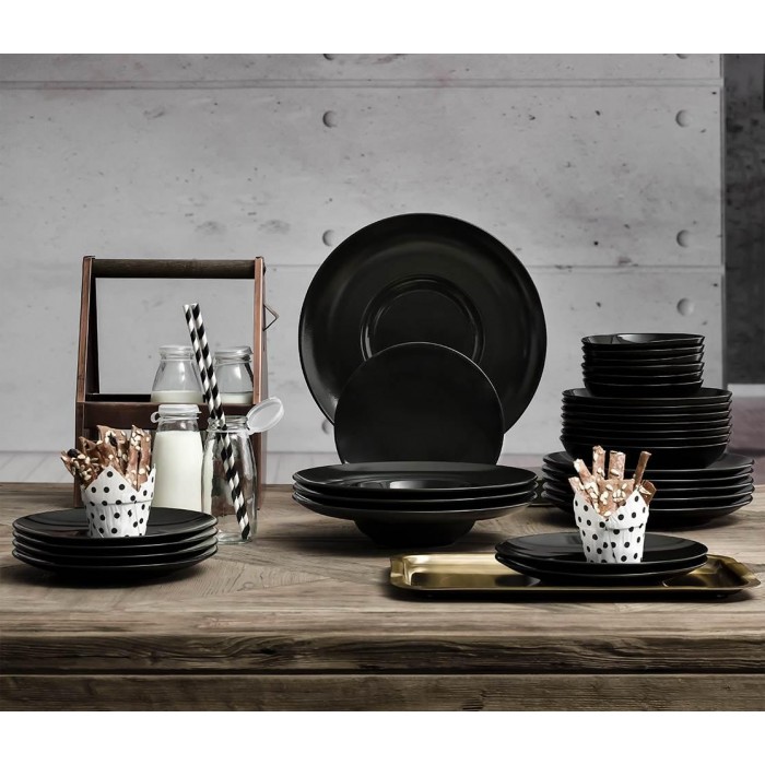 GURAL ATINA BLACK Farfurie paste, 27cm portelan (NBNATN27GCK68SYH)