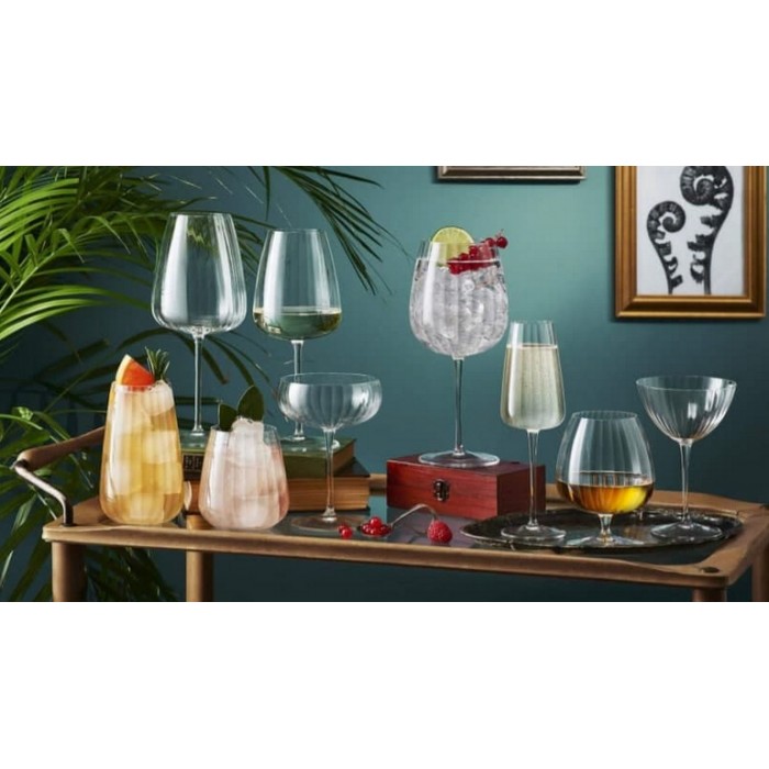 Set 6 pahare cocktail sau bauturi racoritoare LUIGI BORMIOLI SPEAKEASIES SWING HI-BALL 570ml D8,6xh14cm