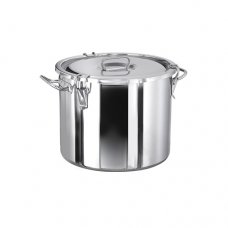 Oala, recipient din inox NETLON pentru transport alimente calde sau reci 30x28cm 20lt fund triplu stratificat