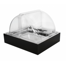 Display prezentare cu racire RAKI, 36x30xh25cm, tava gastronorm GN 1/2 cu capac roll top