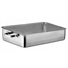 Tava inox cu manere, pentru cuptor INOXRIV PROFI 36x25xh8cm