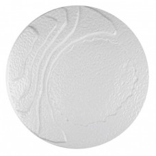 Farfurie portelan cu valuri CULINARO METEOR WHITE 36cm rotunda