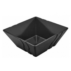 Bol patrat melamina RAKI MARHI, 24x24xh10cm, negru