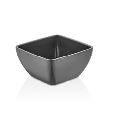 Bol patrat melamina RAKI VOLMA, 12,5x12,5xh6,5cm, gri