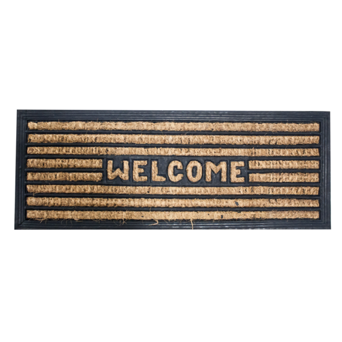 Covoras intrare RAKI cauciuc si fibra cocos 65x25cm