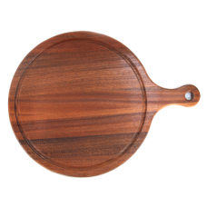 Platou servire pizza RAKI 33x43x1,5cm lemn mahon cu maner
