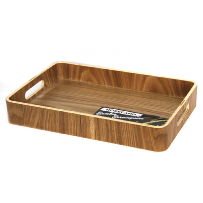 Tava bambus servire si prezentare RAKI 37x26xh5cm