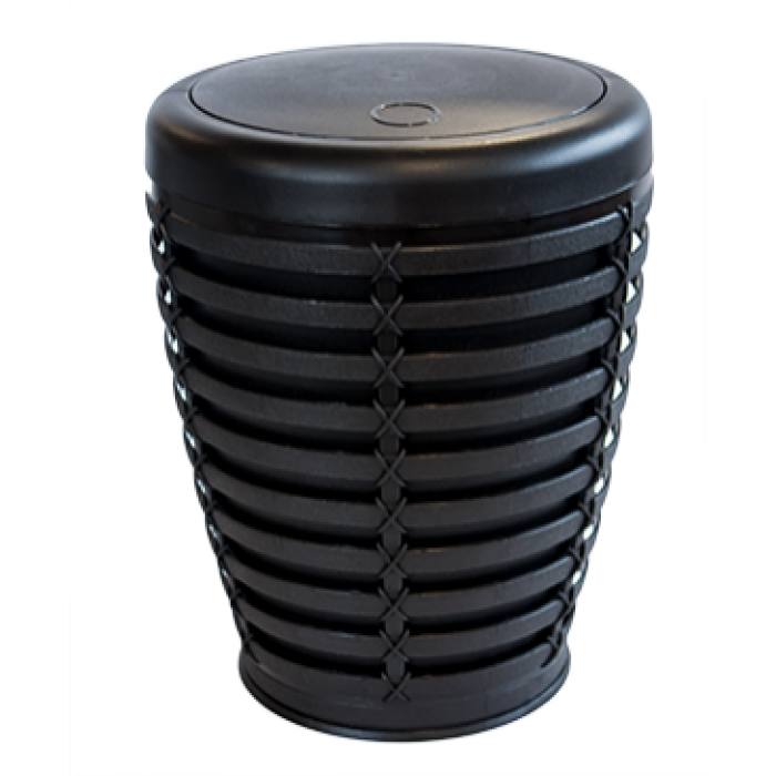Cos baie cu capac batant PALM 7,5 l 23,5x30cm cafea MN0137164
