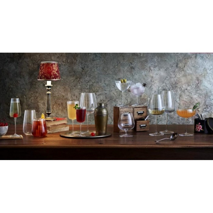 Set 6 pahare cocktail sau bauturi racoritoare LUIGI BORMIOLI SPEAKEASIES SWING HI-BALL 570ml D8,6xh14cm