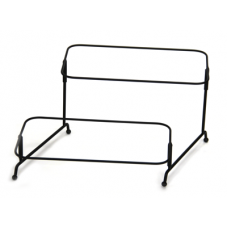 Stand metalic bufet pentru platouri si boluri, cu 2 niveluri, RAKI, 50x17,4xh16,5cm