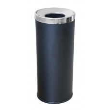 RAKI ICIKALA Cos gunoi metalic cu galeata 25xh61cm negru