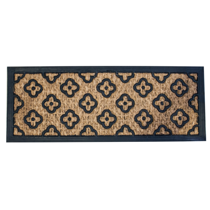 Covoras intrare RAKI cauciuc si fibra de nuca de cocos 65x25cm