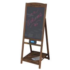 Panou meniu iluminat LED reinscriptibil RAKI 41x41xh112cm restaurant, fast-food, cafenele, hoteluri