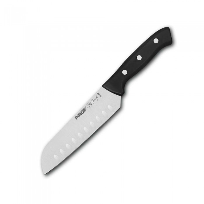Cutit Santoku profesional, otel inoxidabil PIRGE PROFI 17cm