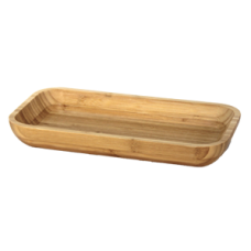 Platou din bambus servire prezentare RAKI 25x13xh3cm
