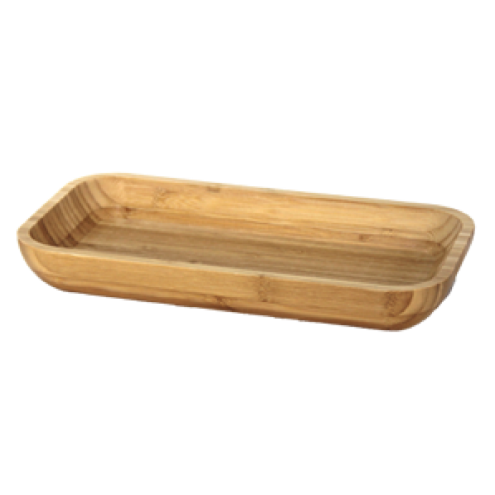 Platou din bambus servire prezentare RAKI 25x13xh3cm