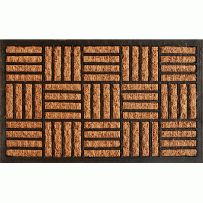Covoras intrare RAKI, cauciuc si fibra nuca de cocos 75x45cm