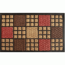 Stergator intrare RAKI din cauciuc si fibra nuca de cocos 75x45cm