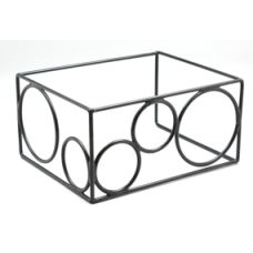 Suport metalic antiderapant bufet RAKI, 31,3x25,3xh25,8cm, pentru tavi GN 1/2 si 1/4 sau boluri