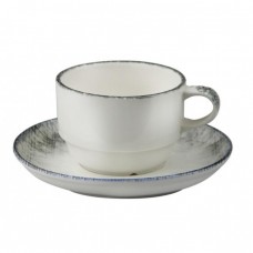 GURAL ELEGANT Ceasca cu farfurioara portelan 230ml pentru ceai (GBSEO02CT99ANT562)