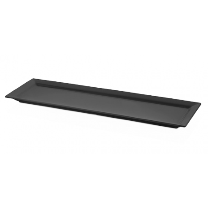 Tava din melamina GN 2/4 530x160mm, RAKI ORTA, culoare neagra