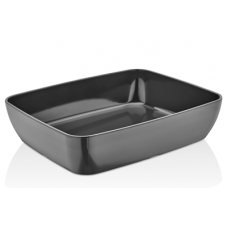 Tava universala melamina GN 1/2 325x265x75mm, RAKI, dreptunghiulara, gri