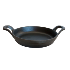 RAKI Tigaie fonta rotunda cu 2 manere 18,5cm