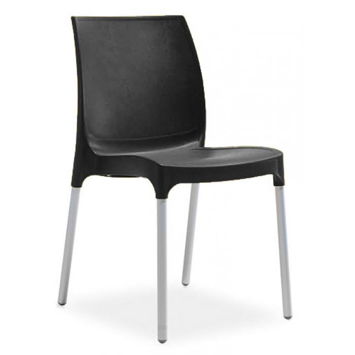 Set 4 scaune balcon CULINARO SUNNY culoare neagra D58xH82xW42xSH45cm 